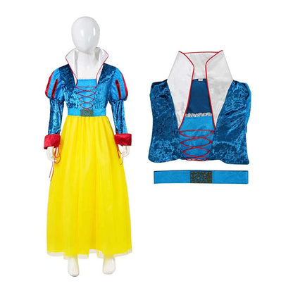 Childs Snow Princess Costume 2025 Rachel Zegler Cosplay Princess Dress