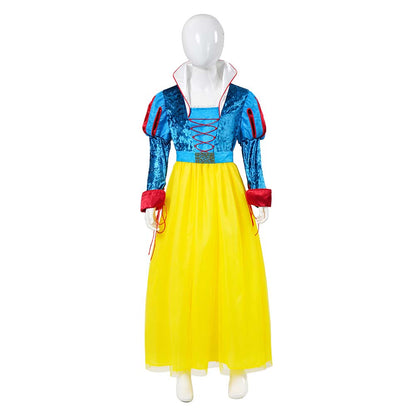 Childs Snow Princess Costume 2025 Rachel Zegler Cosplay Princess Dress