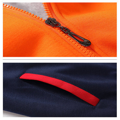 DJ Marsh-mallo Jacket Thick Fleece Coat DJ Rock Smiley Face Zipup Hoodies Winter Clothes