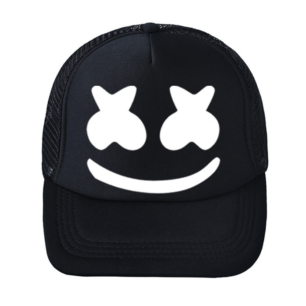 DJ Marshmallow Cap Hip Hop Baseball Hat Halloween Costume Accessory