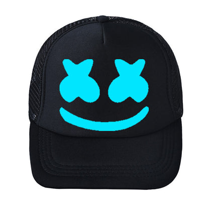 DJ Marshmallow Cap Hip Hop Baseball Hat Halloween Costume Accessory