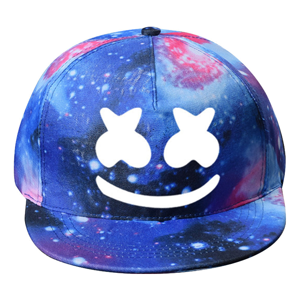 DJ Marshmallow Cap Hip Hop Baseball Hat Halloween Costume Accessory