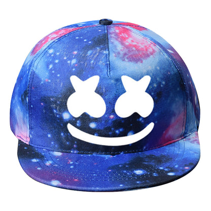 DJ Marshmallow Cap Hip Hop Baseball Hat Halloween Costume Accessory