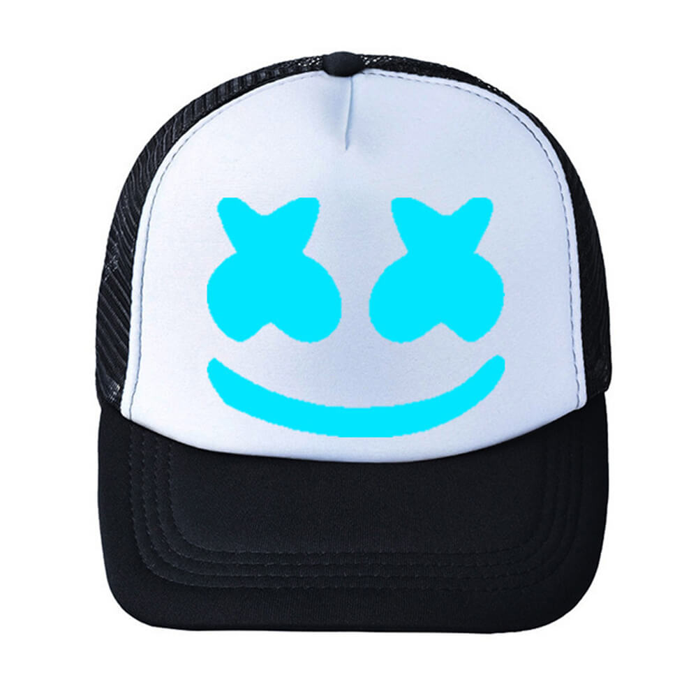 DJ Marshmallow Cap Hip Hop Baseball Hat Halloween Costume Accessory