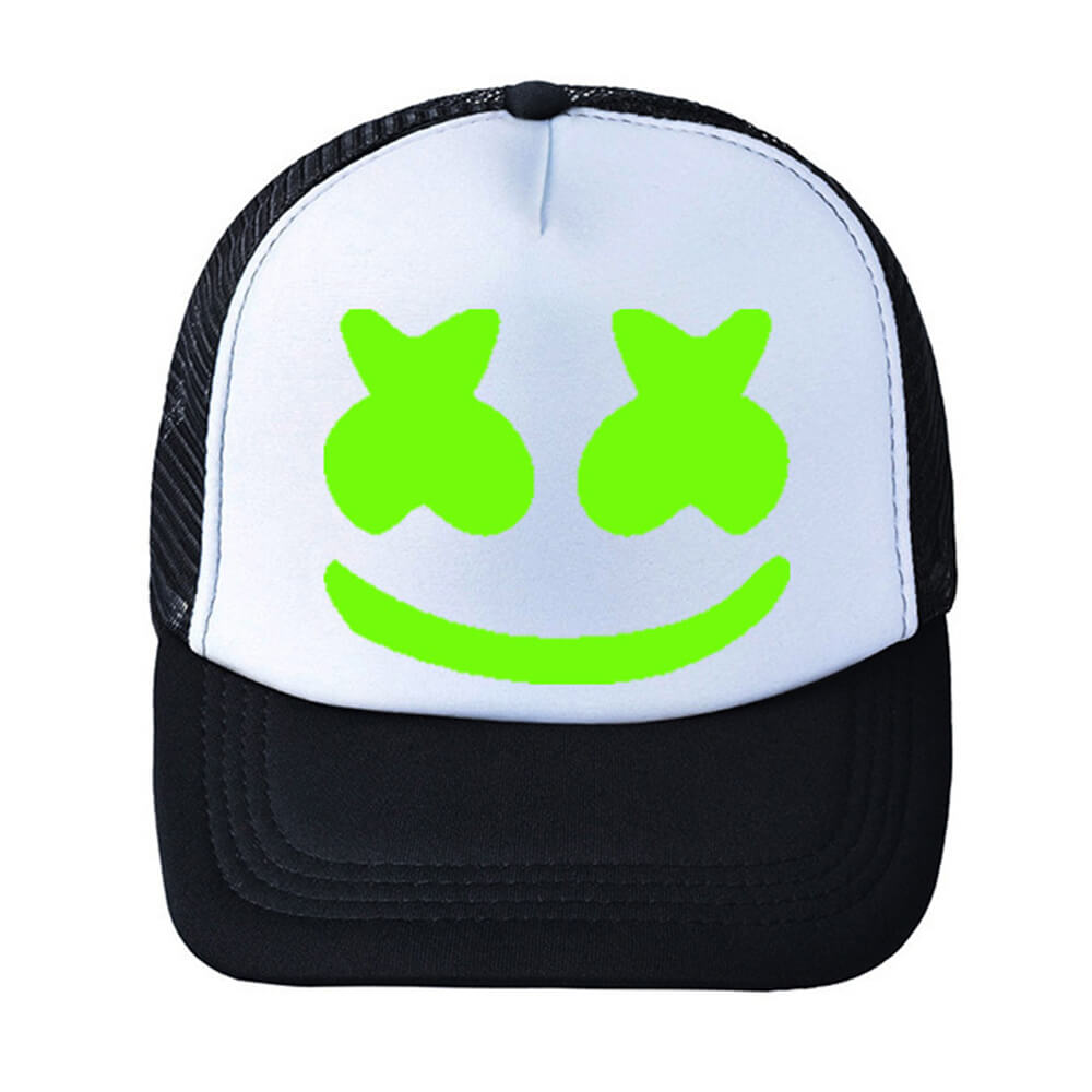 DJ Marshmallow Cap Hip Hop Baseball Hat Halloween Costume Accessory