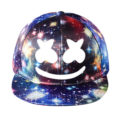 DJ Marshmallow Cap Hip Hop Baseball Hat Halloween Costume Accessory