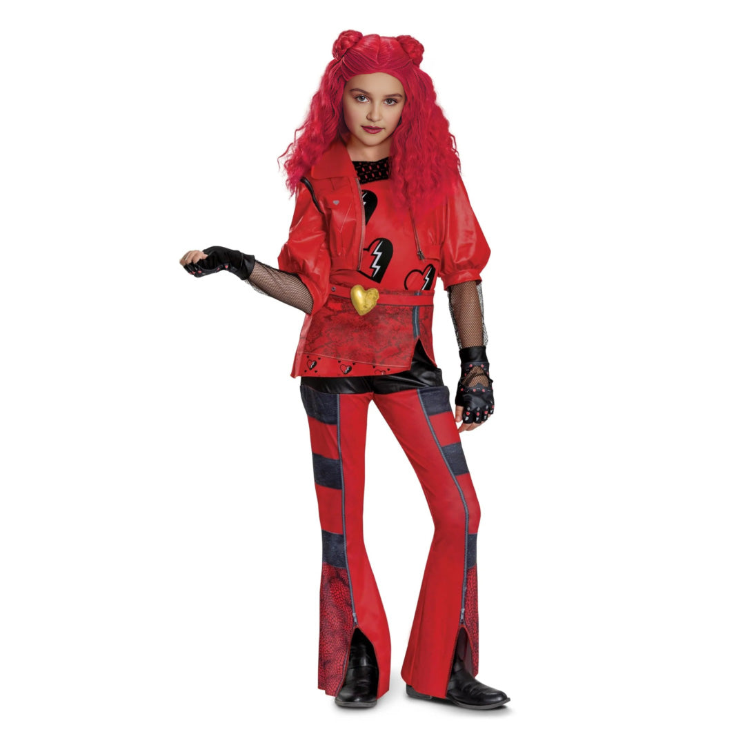 Red Costume for Kids The Rise of Red Costume Jacket Top Bottom Set Cosplay Outfit