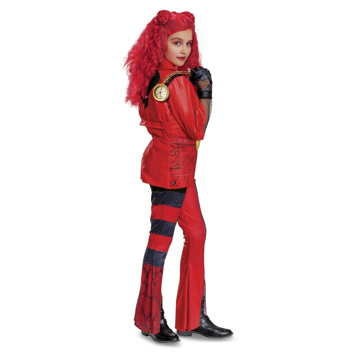 Red Costume for Kids The Rise of Red Costume Jacket Top Bottom Set Cosplay Outfit