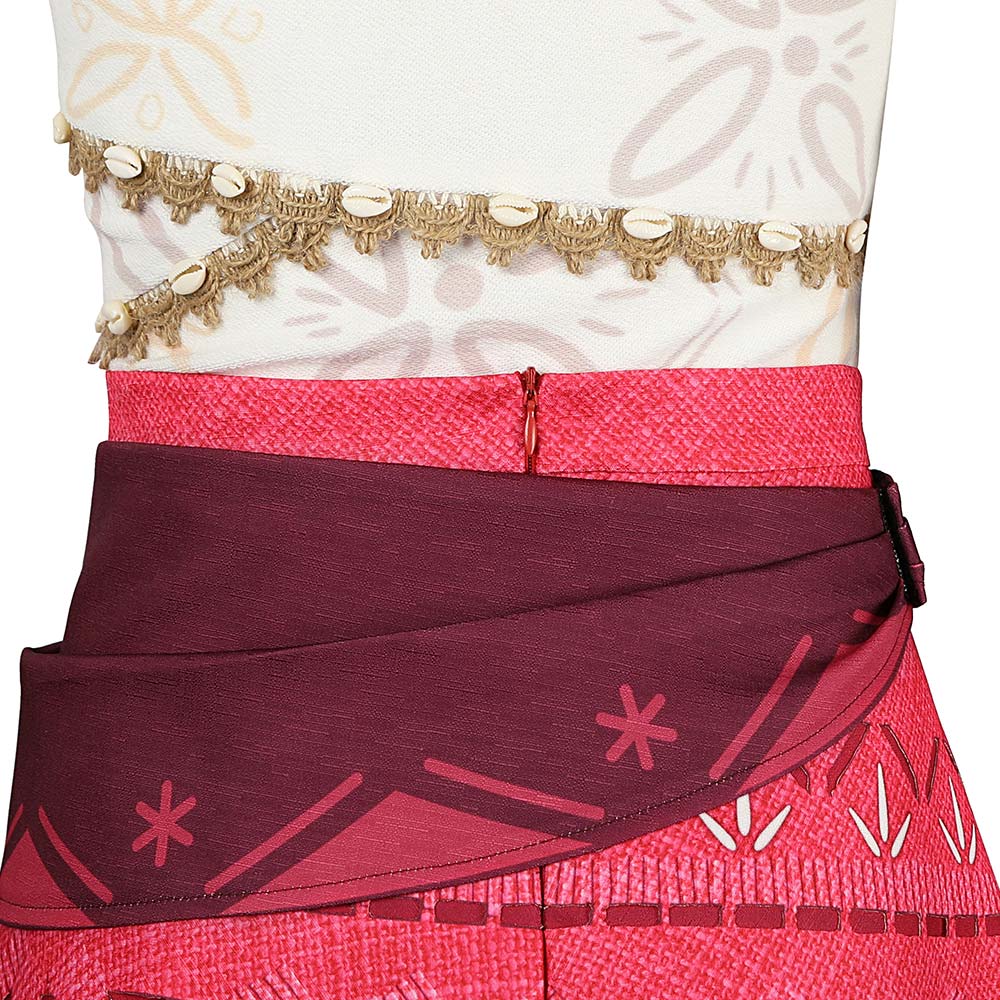 Moanna Costume Moanna 2 Cosplay Full Set Princess Moanna Adventure Outfit 5PCS Suit