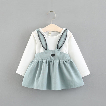 Sunbaby Cute Bunny Dress for Toddlers | Birthday & Easter Gift