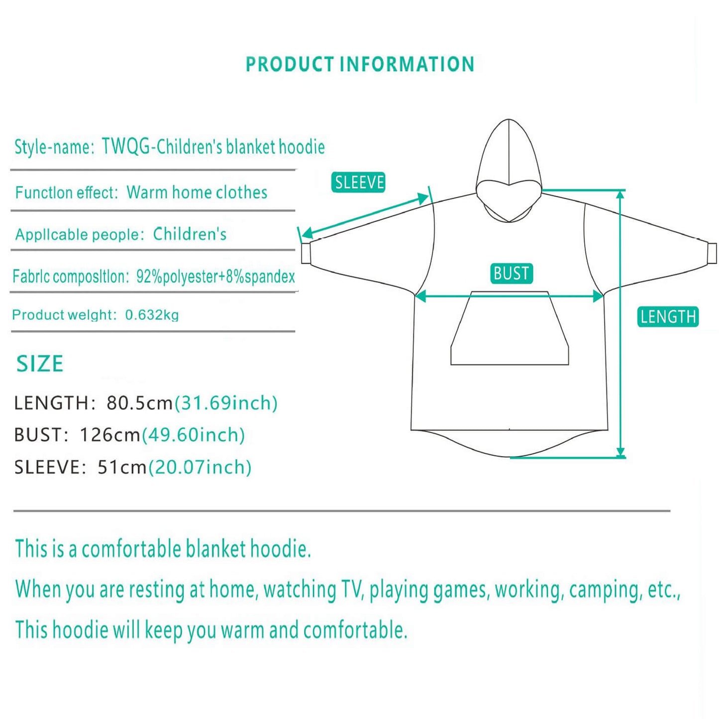 Family Matching Christmas Double Side Wear Hoodie Winter Thick Fleece Warm Pajamas