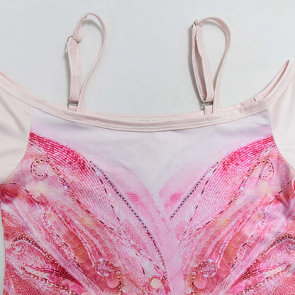 Female Elphaba Costume Green Casual Swing Maxi Dress with Belt for Daily Wear