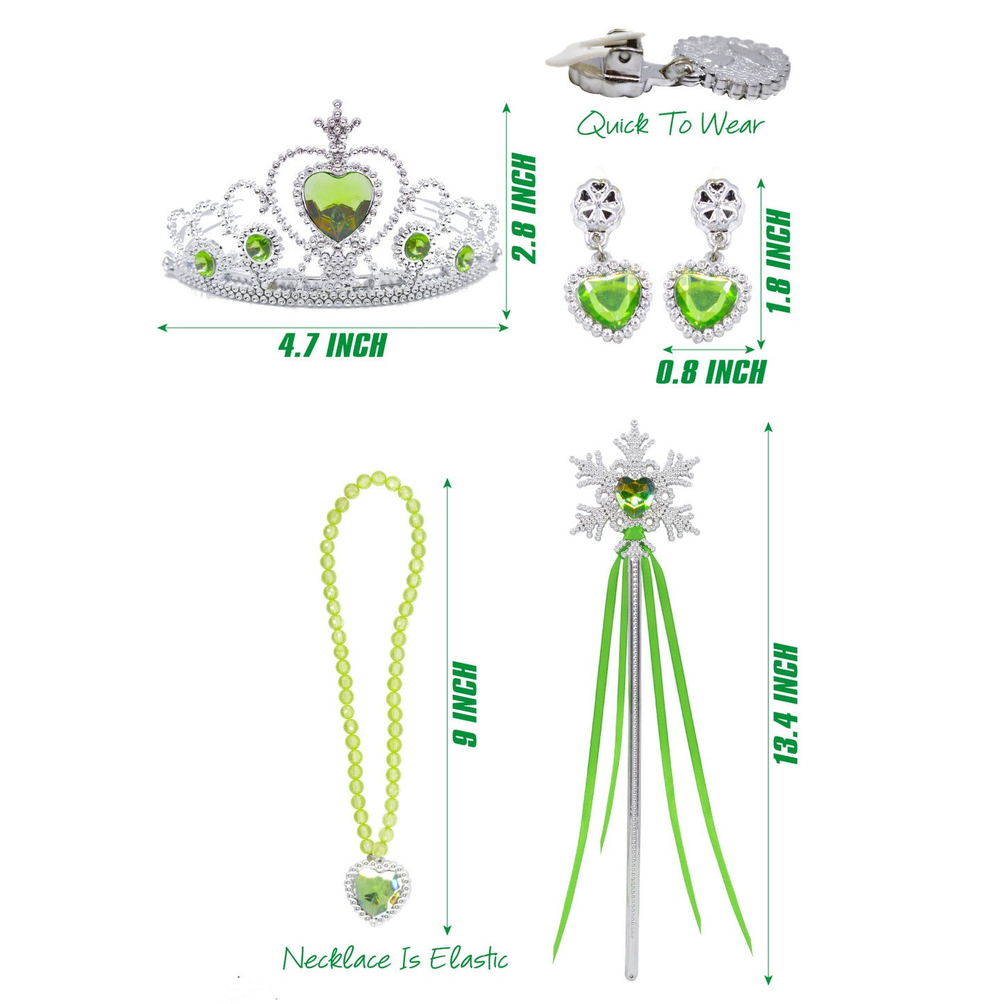 Light-up Princess Anna Coronation Dress Girls Party Princess Dress Up Costume with Accessories