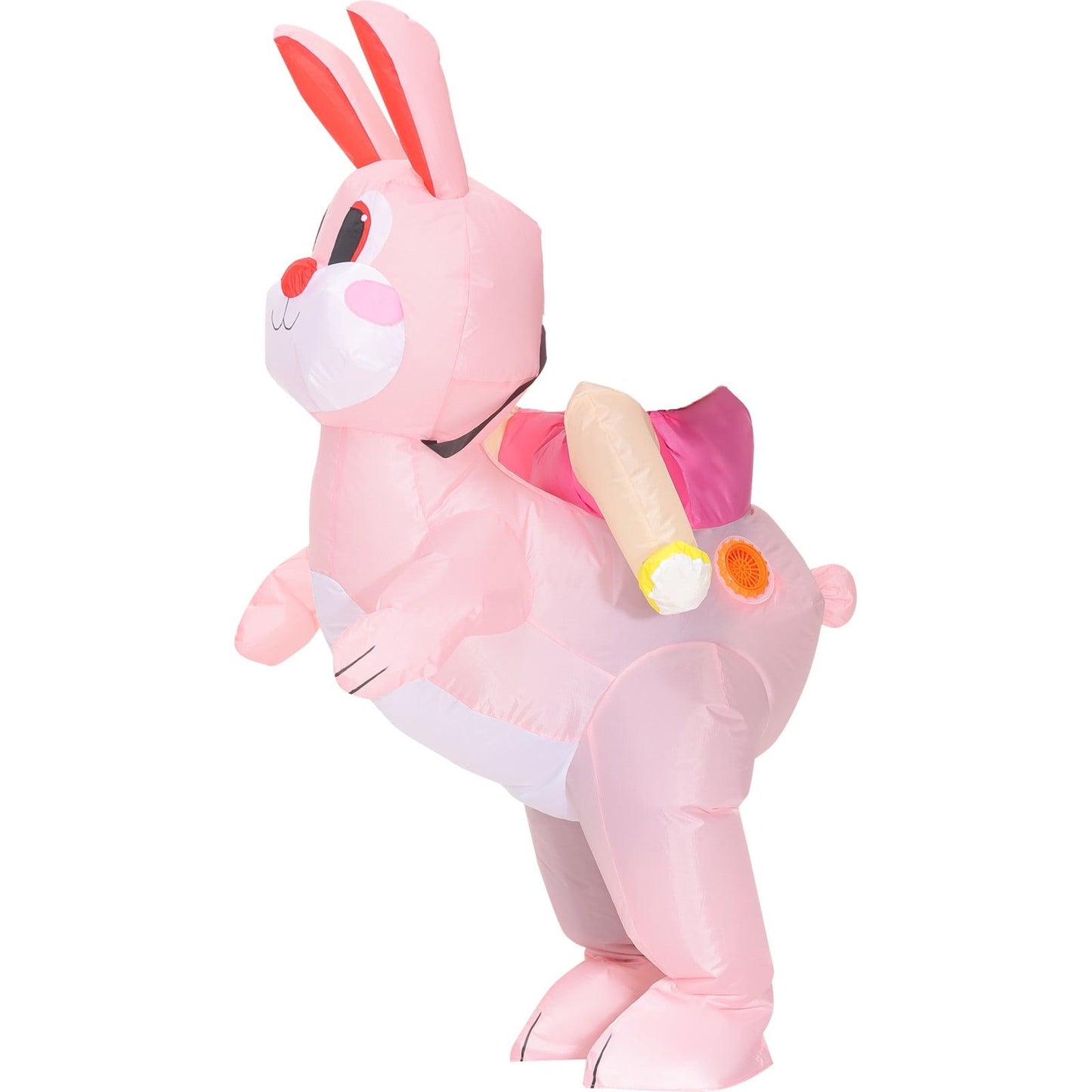 Inflatable Bunny Costume For Adult Kids and Toddler Blow Up Rabbit Costume