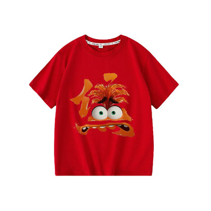 Kids Anxiety Tshirt for Boys and Girls Emotion Anxiety Cosplay Shirt