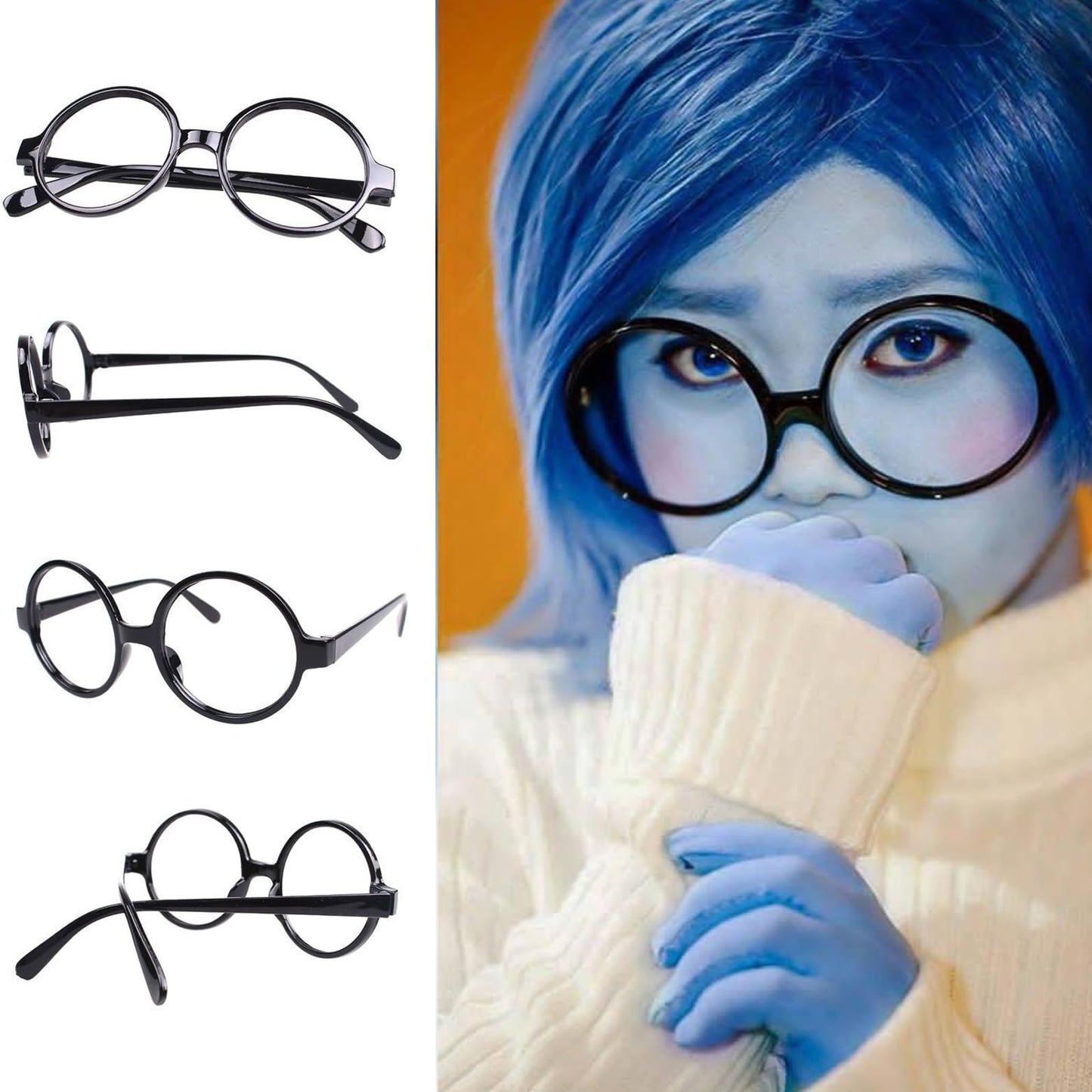 Women Sadness Costume Halloween Sadness Cosplay Tunic and Pants Dress Up Outfits