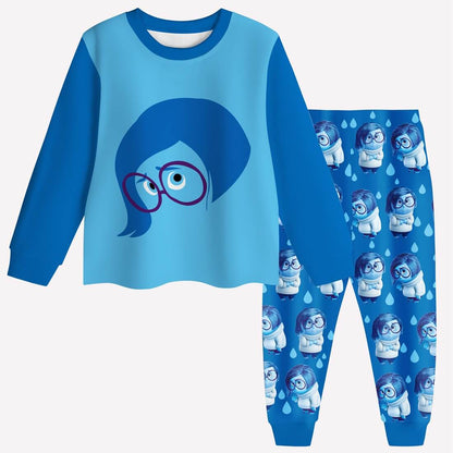 Inside Out 2 Shirt and Pants Disgust Anger Envy Cosplay Costumes Joy Ennui Sadness Daily Wear Outfits
