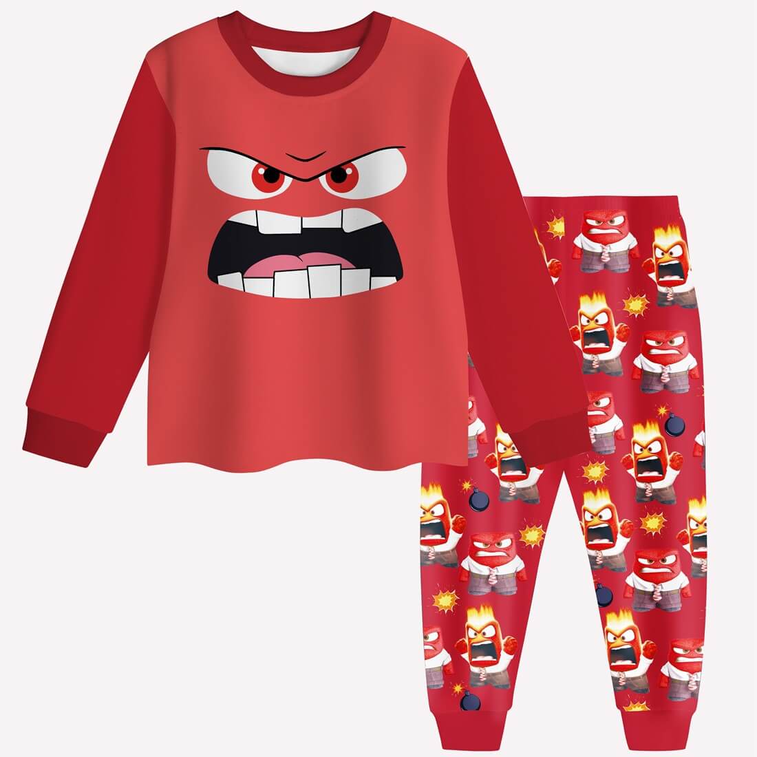 Inside Out 2 Shirt and Pants Disgust Anger Envy Cosplay Costumes Joy Ennui Sadness Daily Wear Outfits