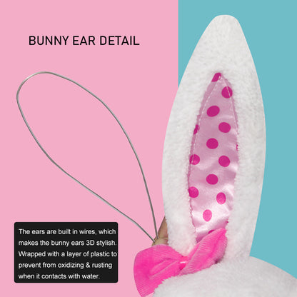 Kids Fuzzy Bunny Costume Cute Rabbit Carrot Easter Bunny Outfit