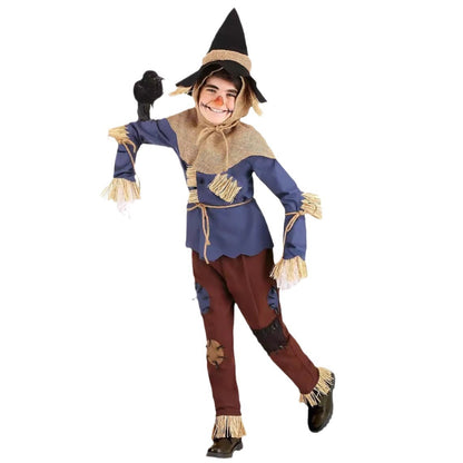 Kids Scarecrow Costume Boys and Girls OZ Scarecrow Costumes