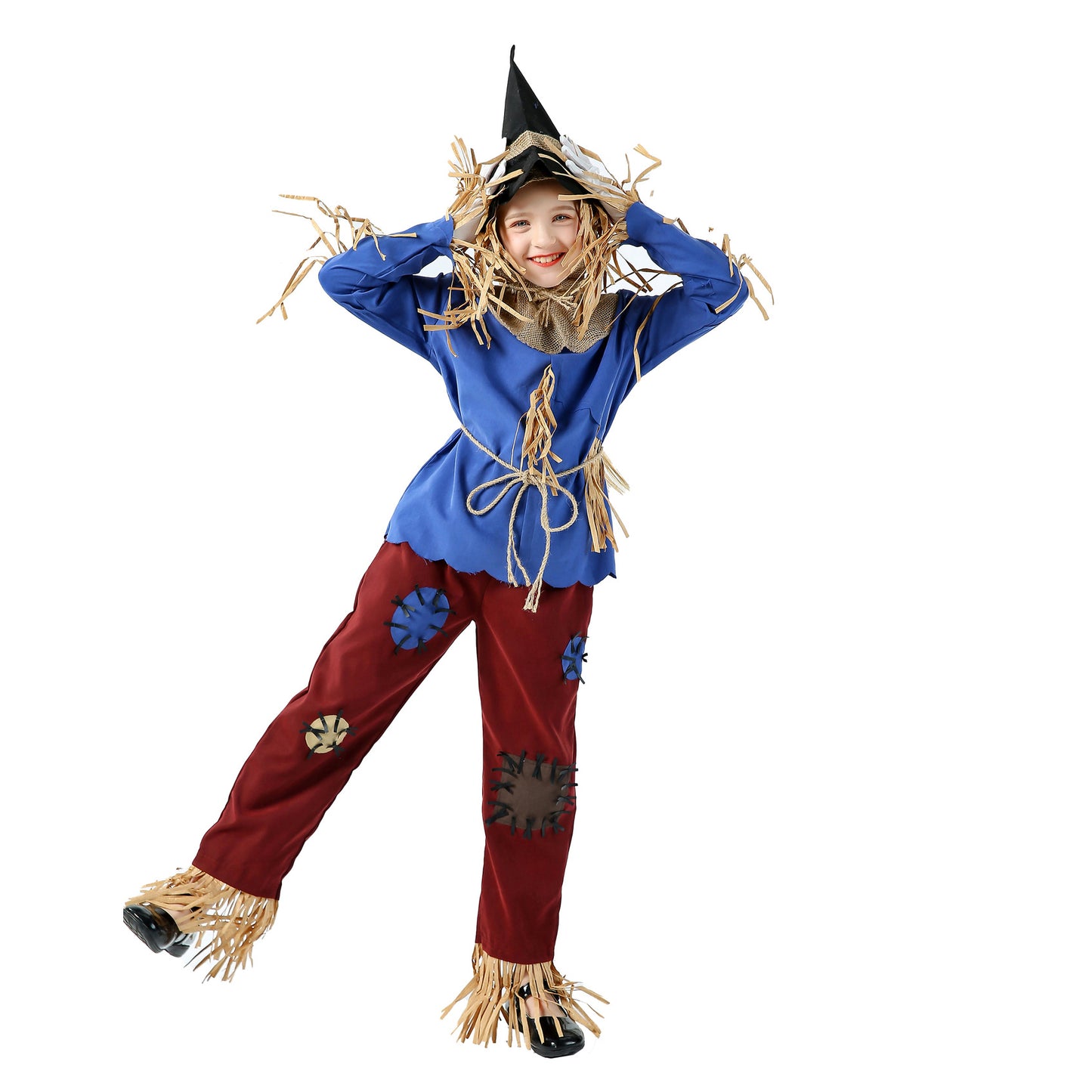 Kids Scarecrow Costume Boys and Girls OZ Scarecrow Costumes