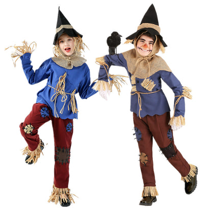 Kids Scarecrow Costume Boys and Girls OZ Scarecrow Costumes