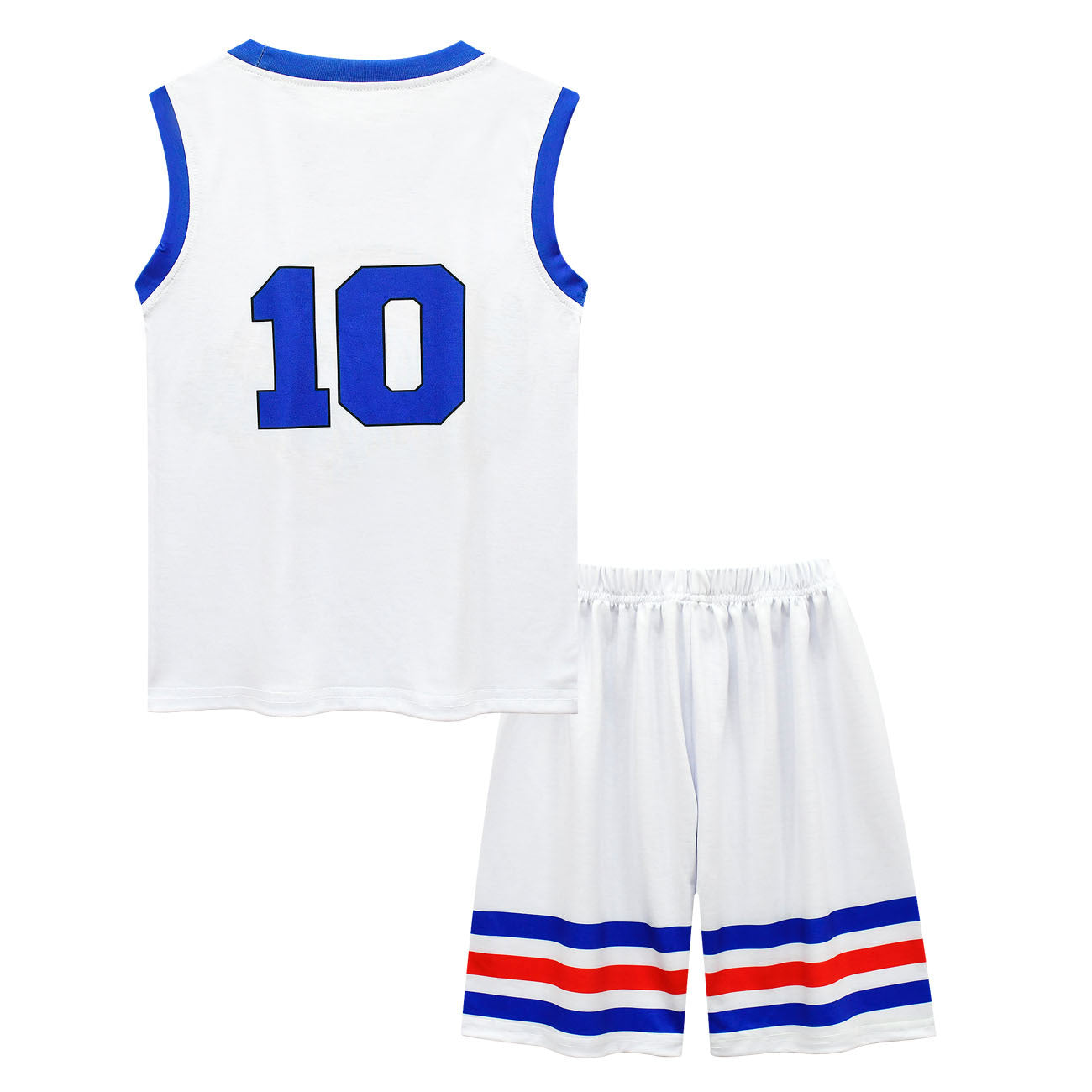 Kids Space Jam Lola #10 Cosplay Costume basketball Jersey and Shorts