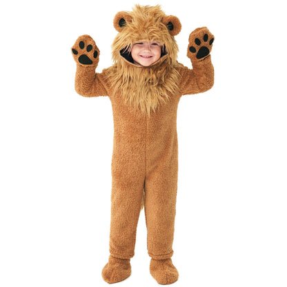 Toddler and Kids Lion Costume Party School Dress Up Fur Costume