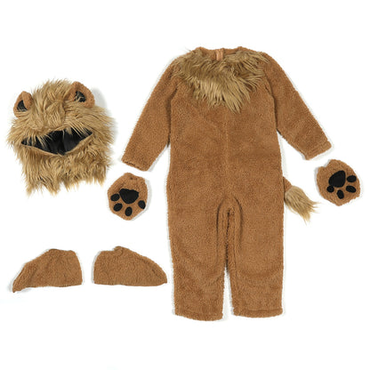 Toddler and Kids Lion Costume Party School Dress Up Fur Costume