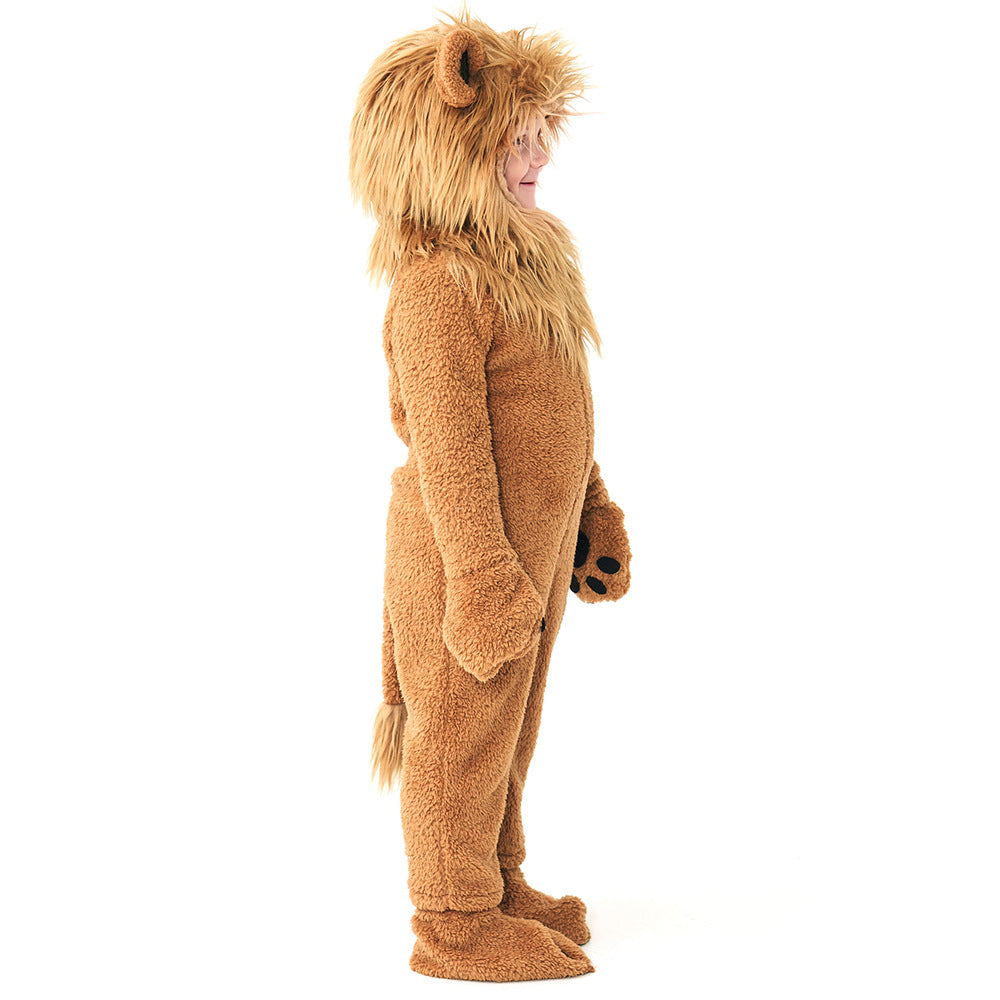 Toddler and Kids Lion Costume Party School Dress Up Fur Costume