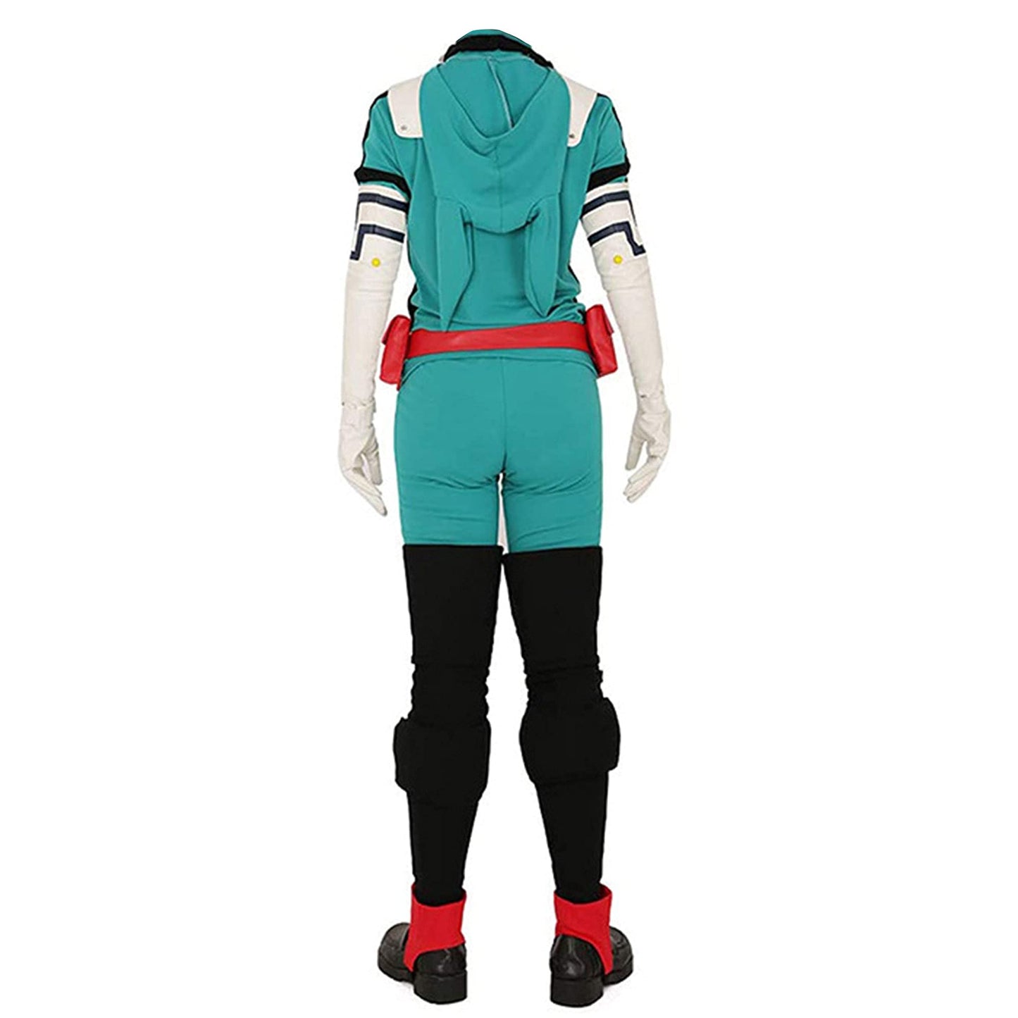 Adult Deku Cosplay Costume Izuku Midoriya Green Combat Suit with Accessories for Halloween Party