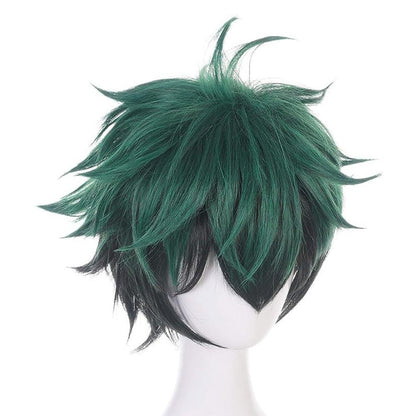 Adult Deku Cosplay Costume Izuku Midoriya Green Combat Suit with Accessories for Halloween Party