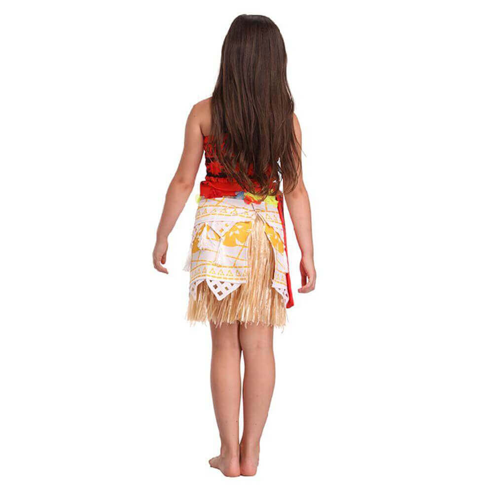 Princess Moanna Costume Women and Girls Polynesian Cosplay Costume Beach Dress Up Outfits