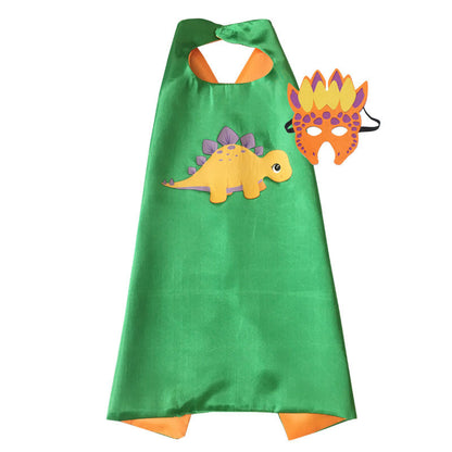 Children's Dinosaur Cape and Eye Mask