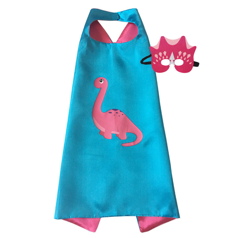 Children's Dinosaur Cape and Eye Mask