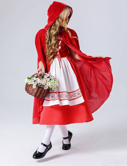 Elegant Little Red Riding Hood Costume – Classic Fairytale LooK