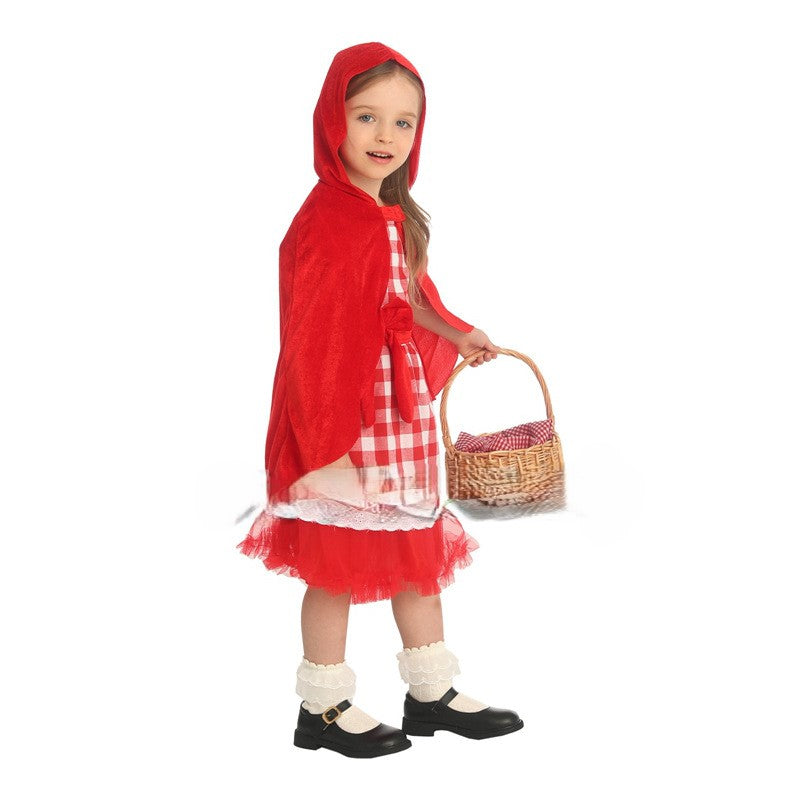 LITTLE RED COSTUME FOR LITTLE GIRLS