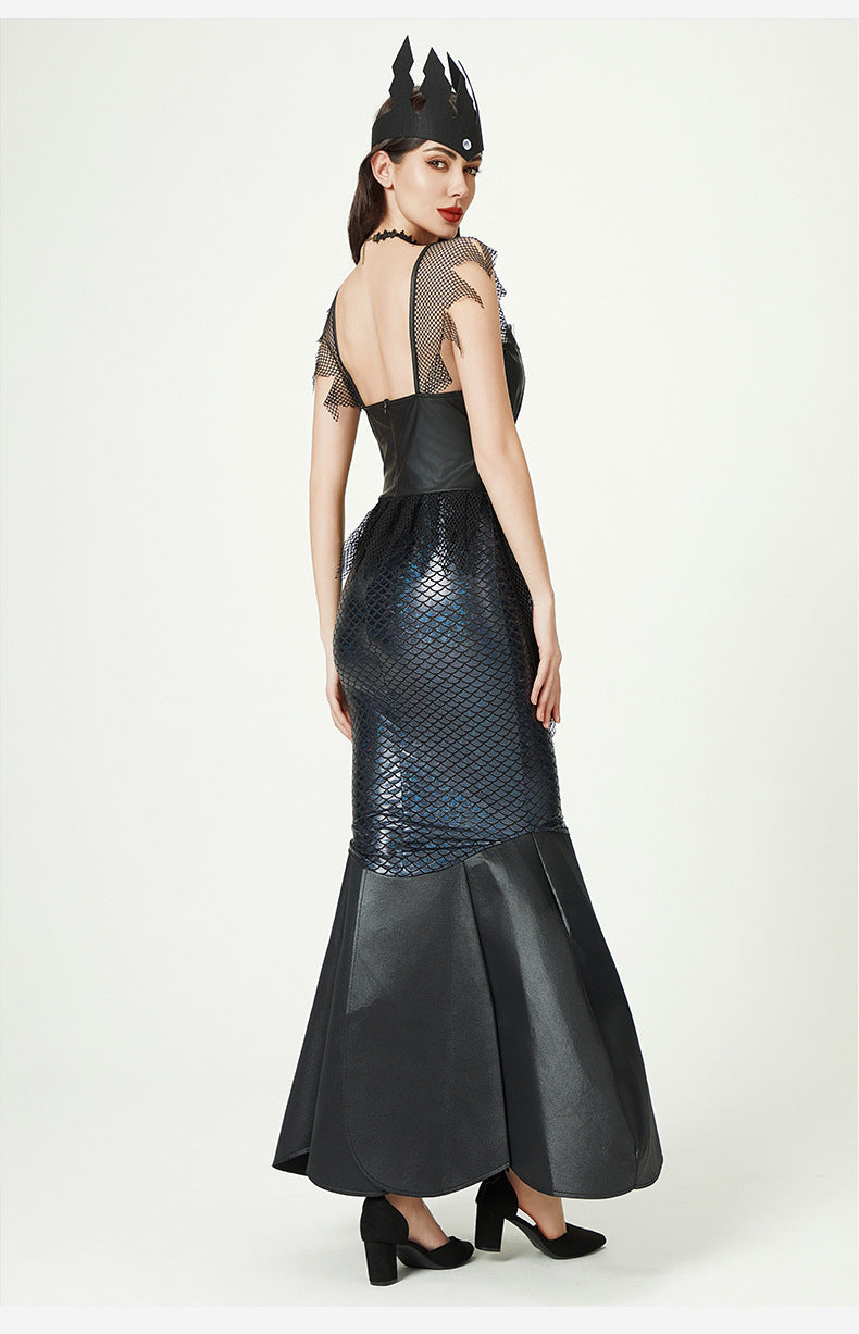 Halloween Sequin Mermaid Princess Costume