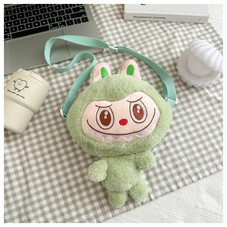 Labubu Bag The Monster Cute Crossbody Bag Plush Doll Shoulder Bag