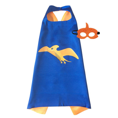 Children's Dinosaur Cape and Eye Mask