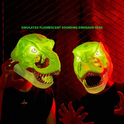 Luminous dinosaur headgear luminous Tyrannosaurus Rex mask