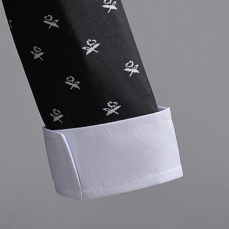 Addams Family Wednesday Floral Dress SET