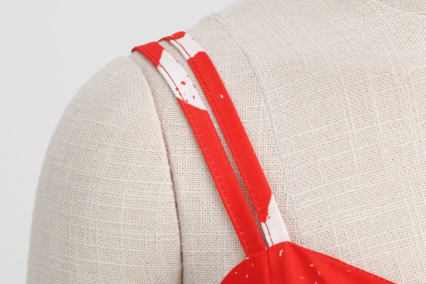 Women's Fourth Of July Dress Colorful Spaghetti Strap Patriotic Dress