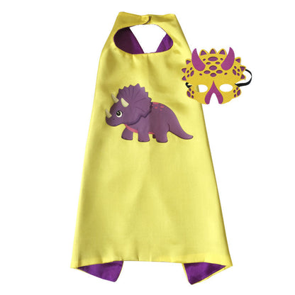 Children's Dinosaur Cape and Eye Mask