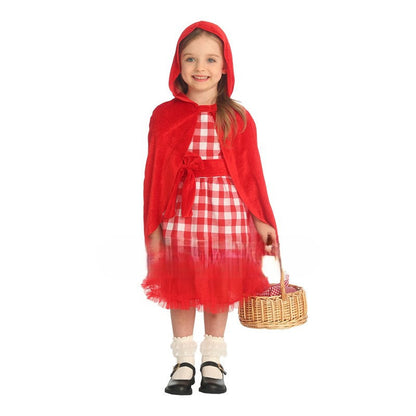 LITTLE RED COSTUME FOR LITTLE GIRLS