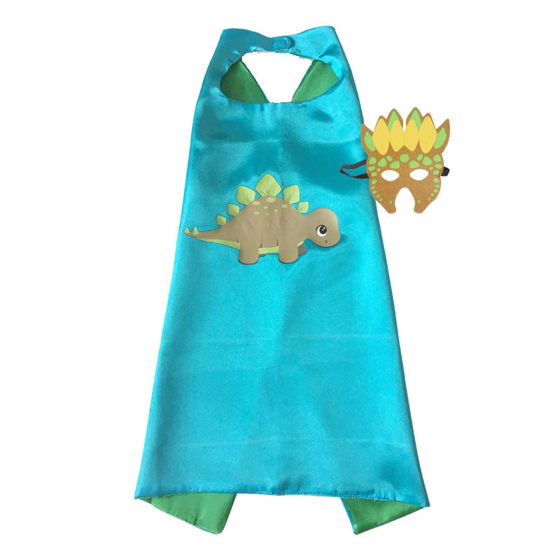 Children's Dinosaur Cape and Eye Mask