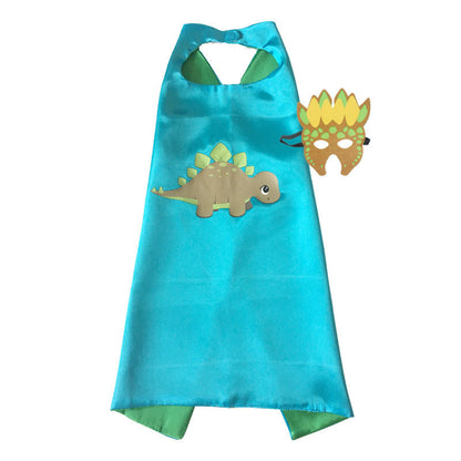 Children's Dinosaur Cape and Eye Mask
