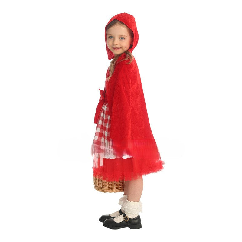 LITTLE RED COSTUME FOR LITTLE GIRLS