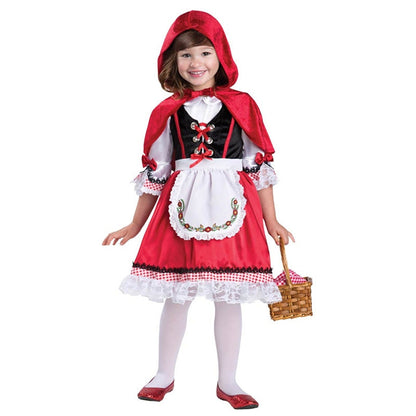 cute little red costume for girls