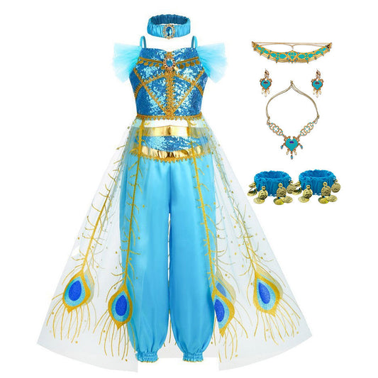 Princess Jasmine Peacock Skirt Costume